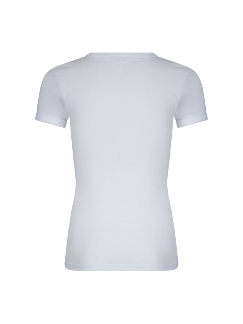 Beeren jongens t-shirt korte mouw v-hals wit afbeelding 2