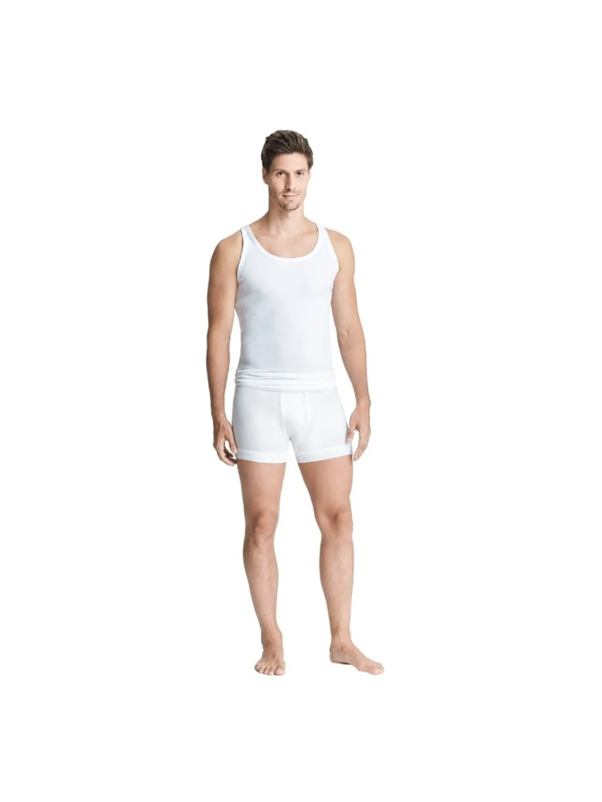 Conta heren hemd rib wit (740-6720) afbeelding 2