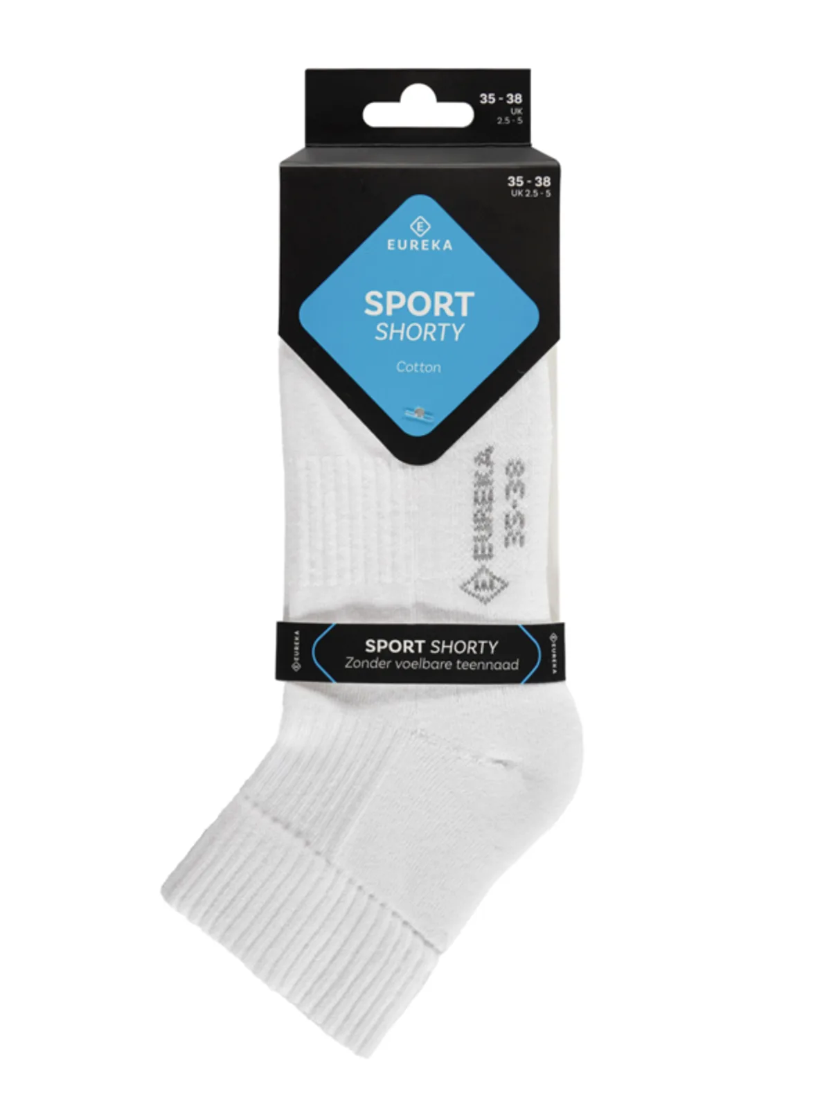 Eureka unisex quarter sok badstofzool afbeelding 4