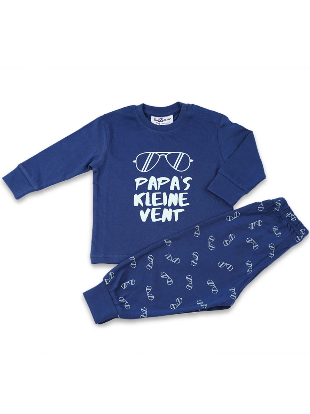 Papa's kleine vent Blauw