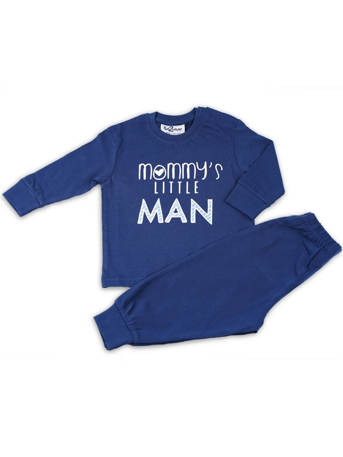 Mommy's little man Blauw