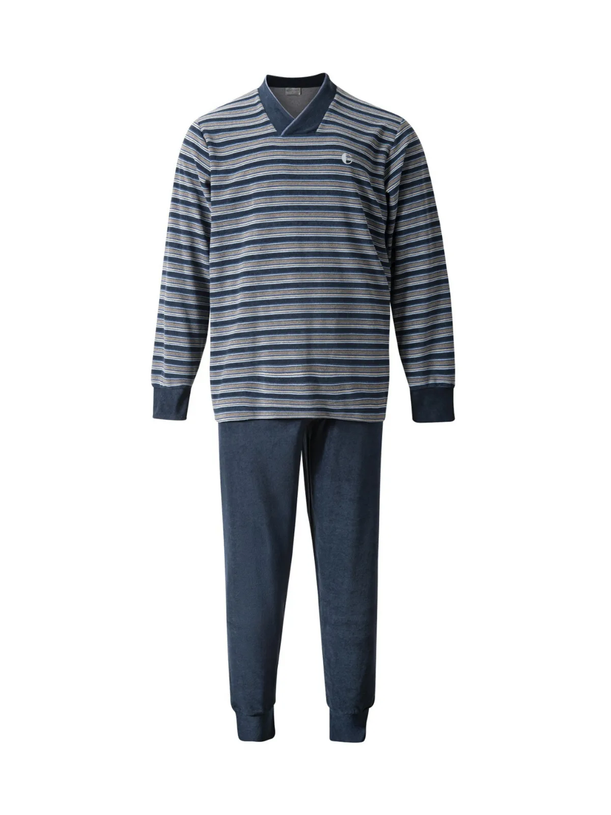 Gentlemen heren badstof pyjama V-hals