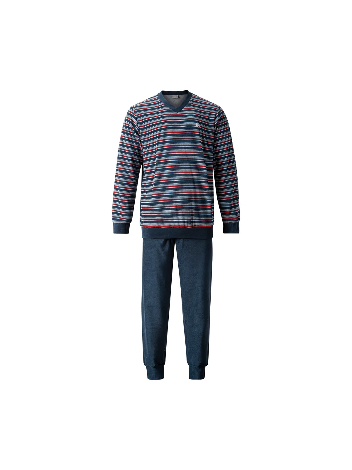 Gentlemen heren badstof pyjama V-hals