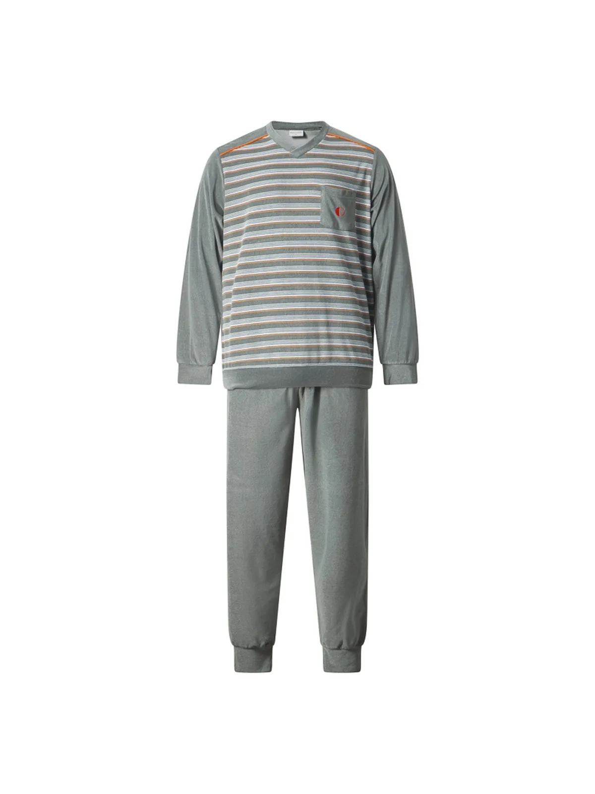Gentlemen heren badstof pyjama V-hals