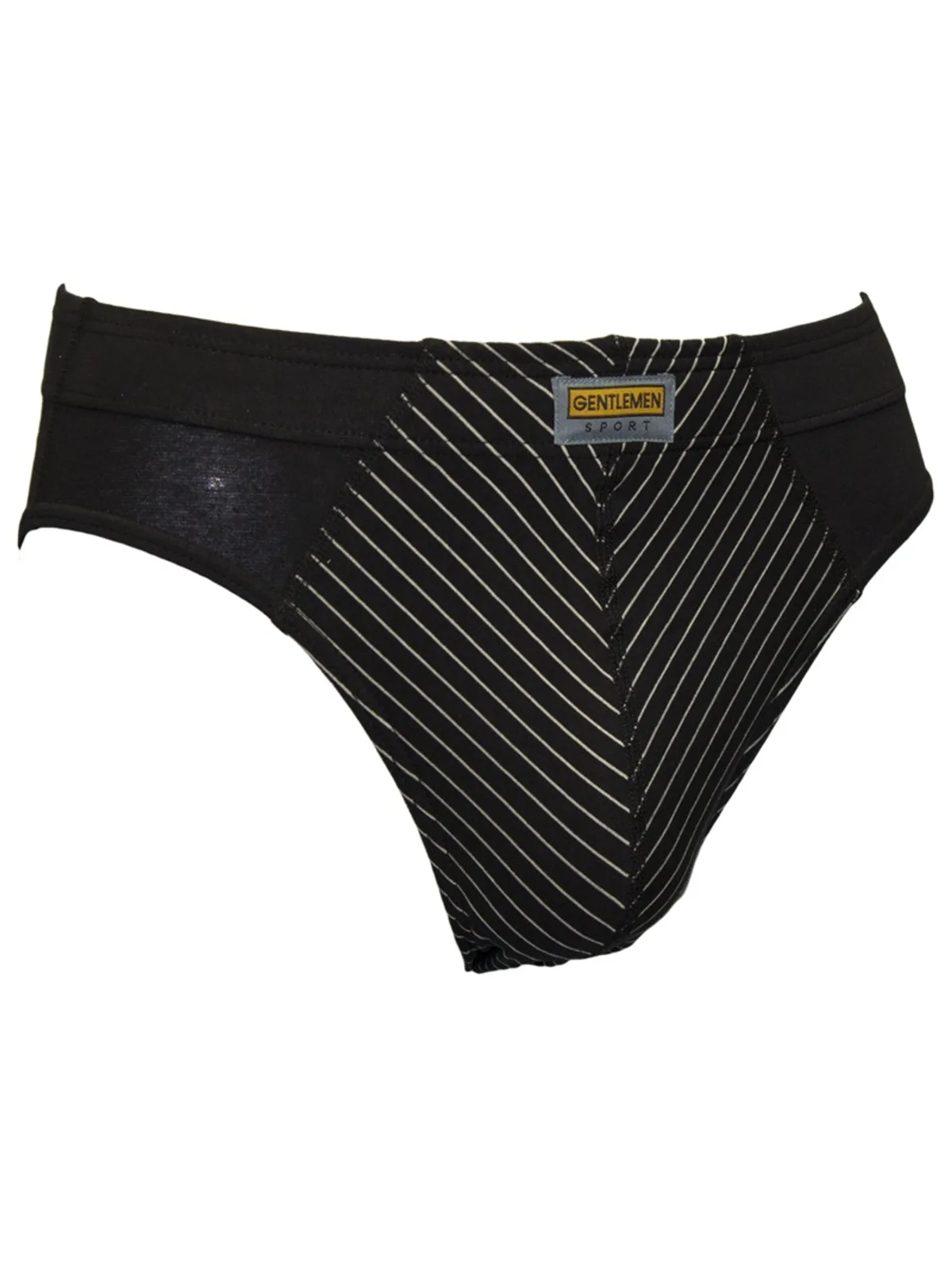 Gentlemen heren sportslip krijtstreep