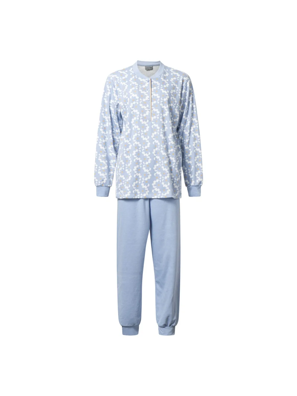 Lunatex dames pyjama aangeruwd interlock