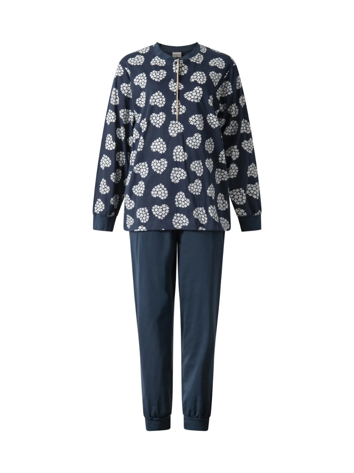 Donkerblauw jersey (124288)
