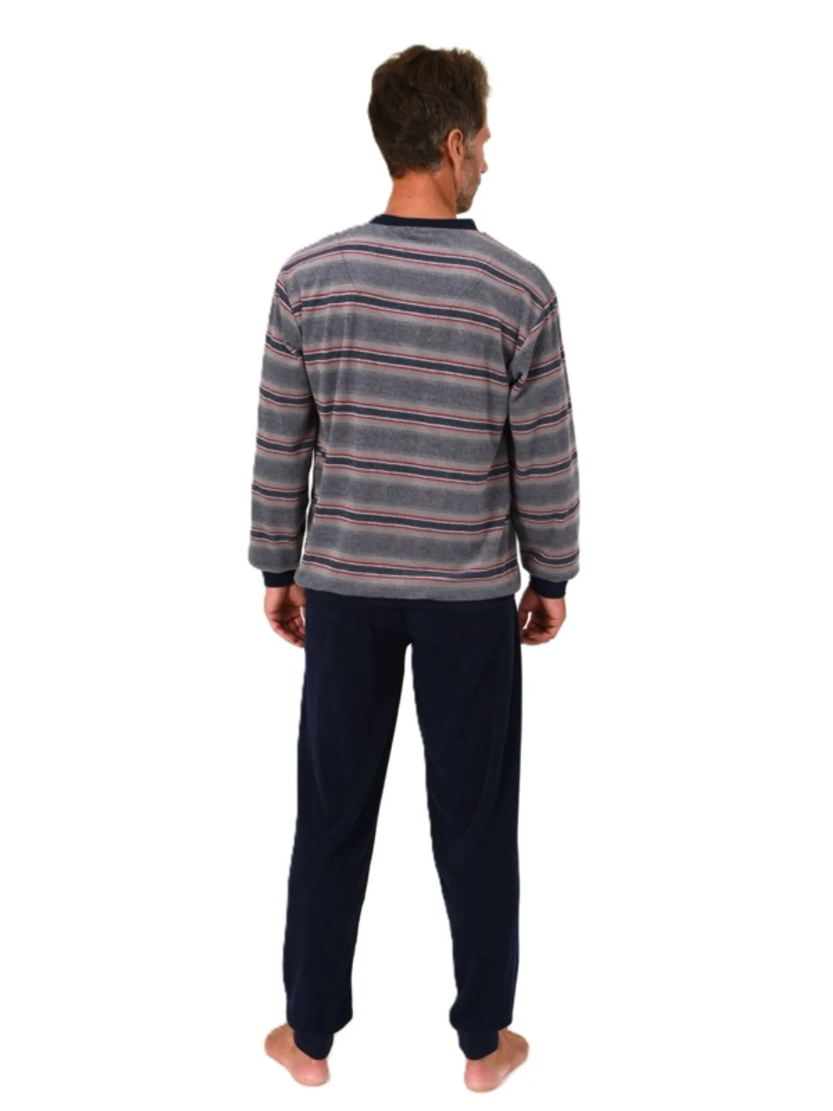 Normann heren badstof pyjama afbeelding 2
