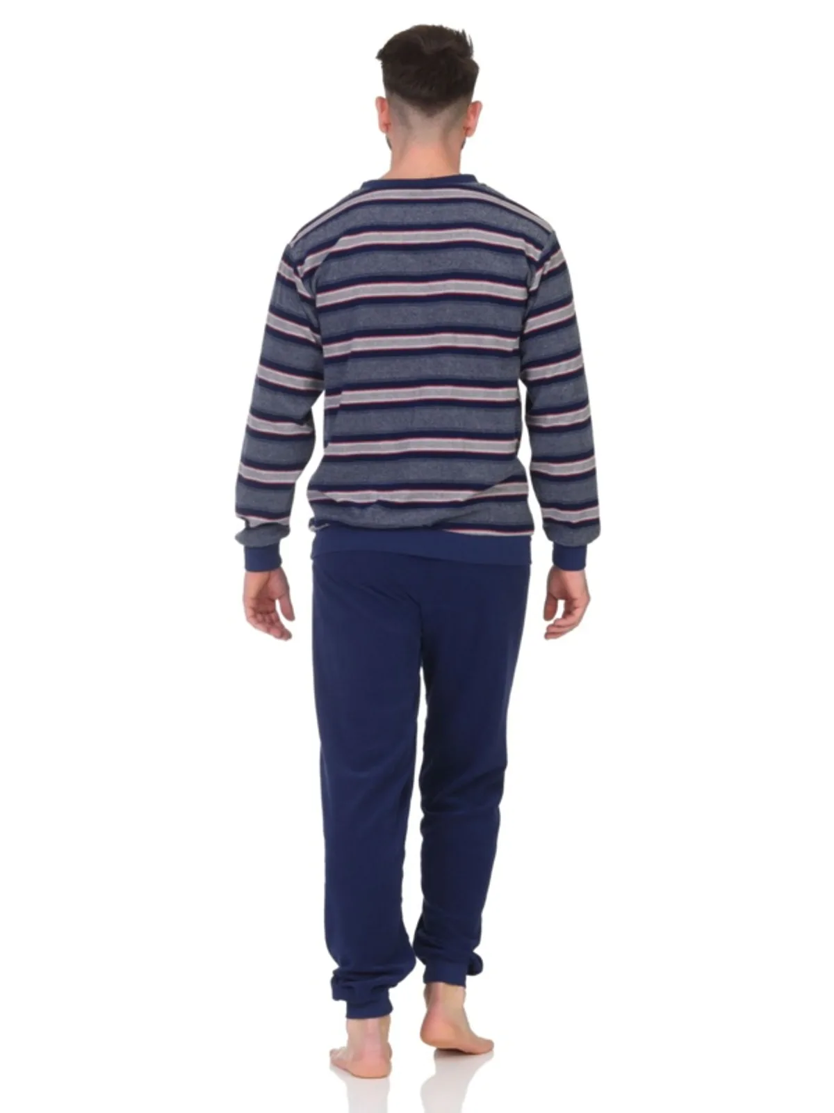 Normann heren badstof pyjama afbeelding 2