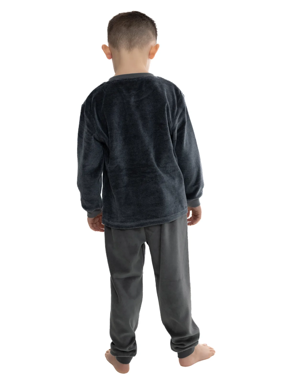 Outfitter jongens velours pyjama afbeelding 2