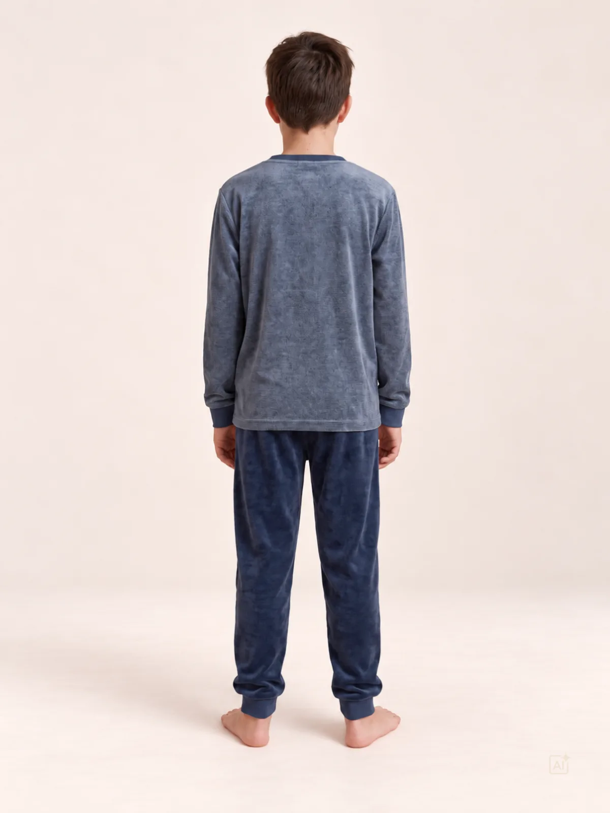 Outfitter jongens velours pyjama afbeelding 2