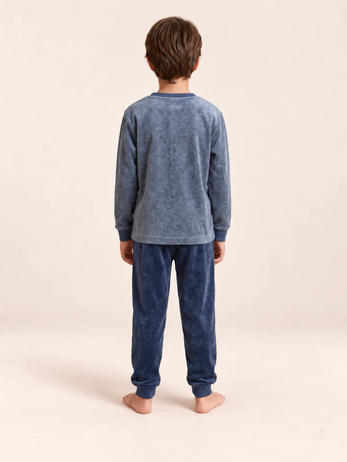 Outfitter jongens velours pyjama afbeelding 2