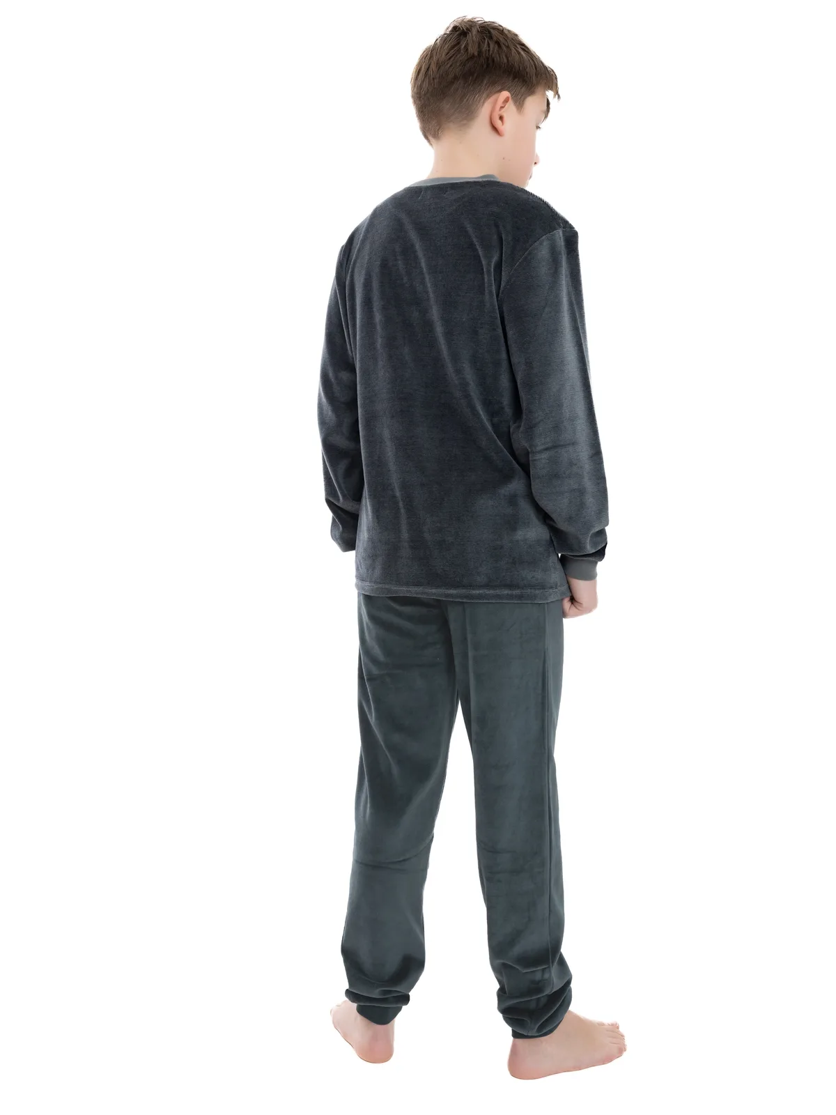Outfitter jongens velours pyjama afbeelding 2