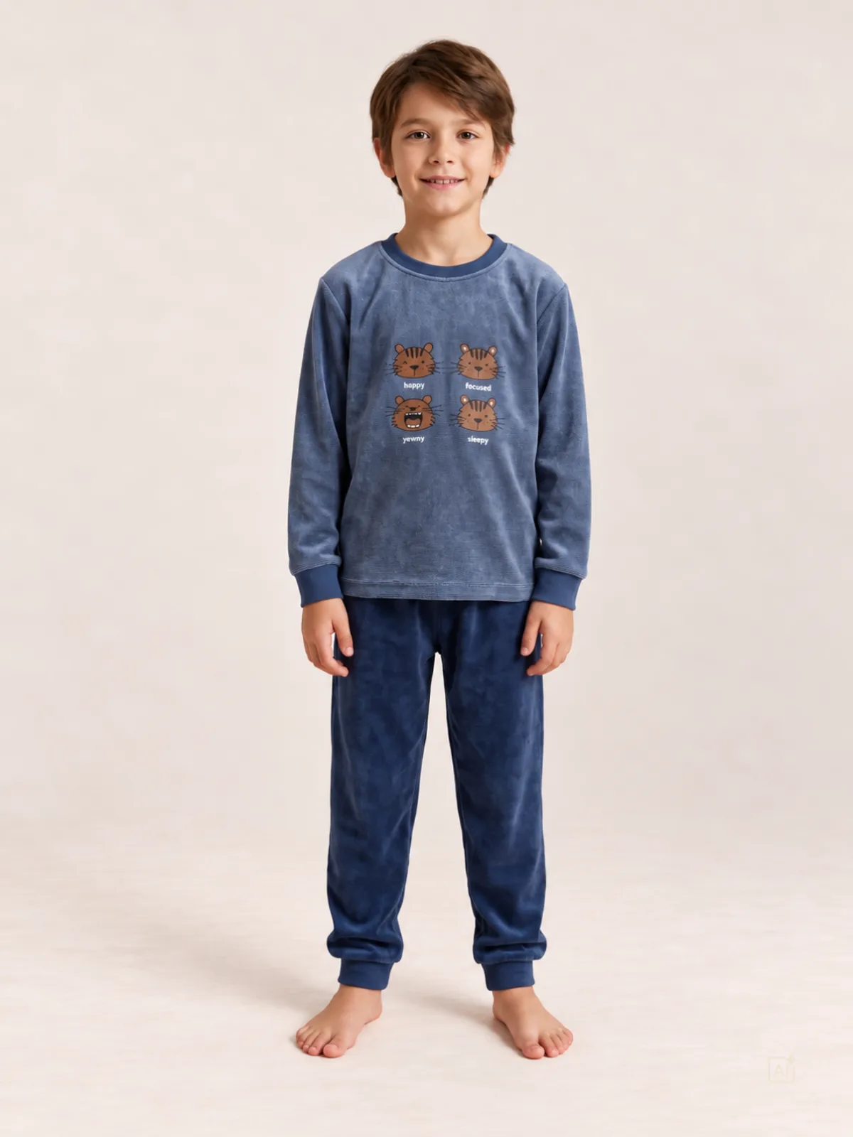 Outfitter jongens velours pyjama
