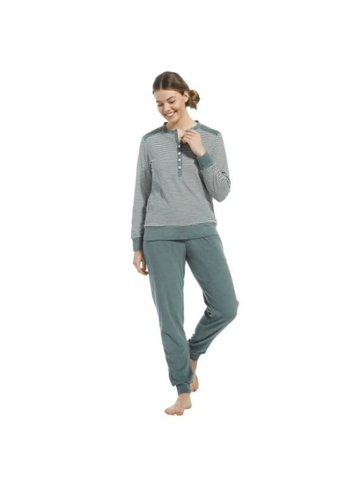 Pastunette dames badstof pyjama afbeelding 2