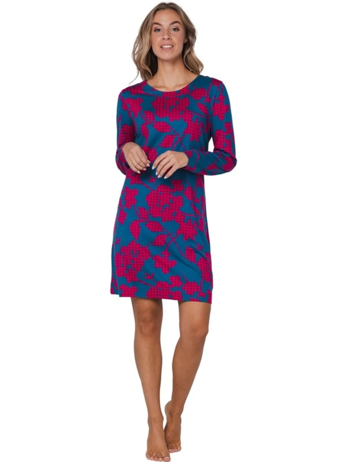 Pastunette dames nachthemd bloemenprint afbeelding 2