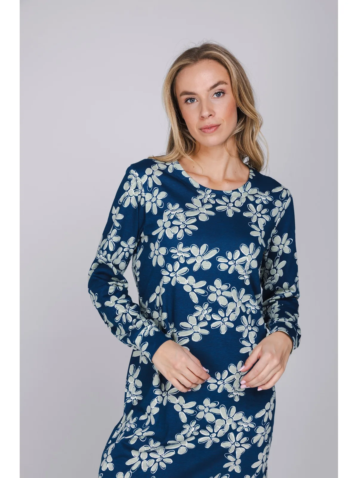 Pastunette dames nachthemd lange mouw afbeelding 4