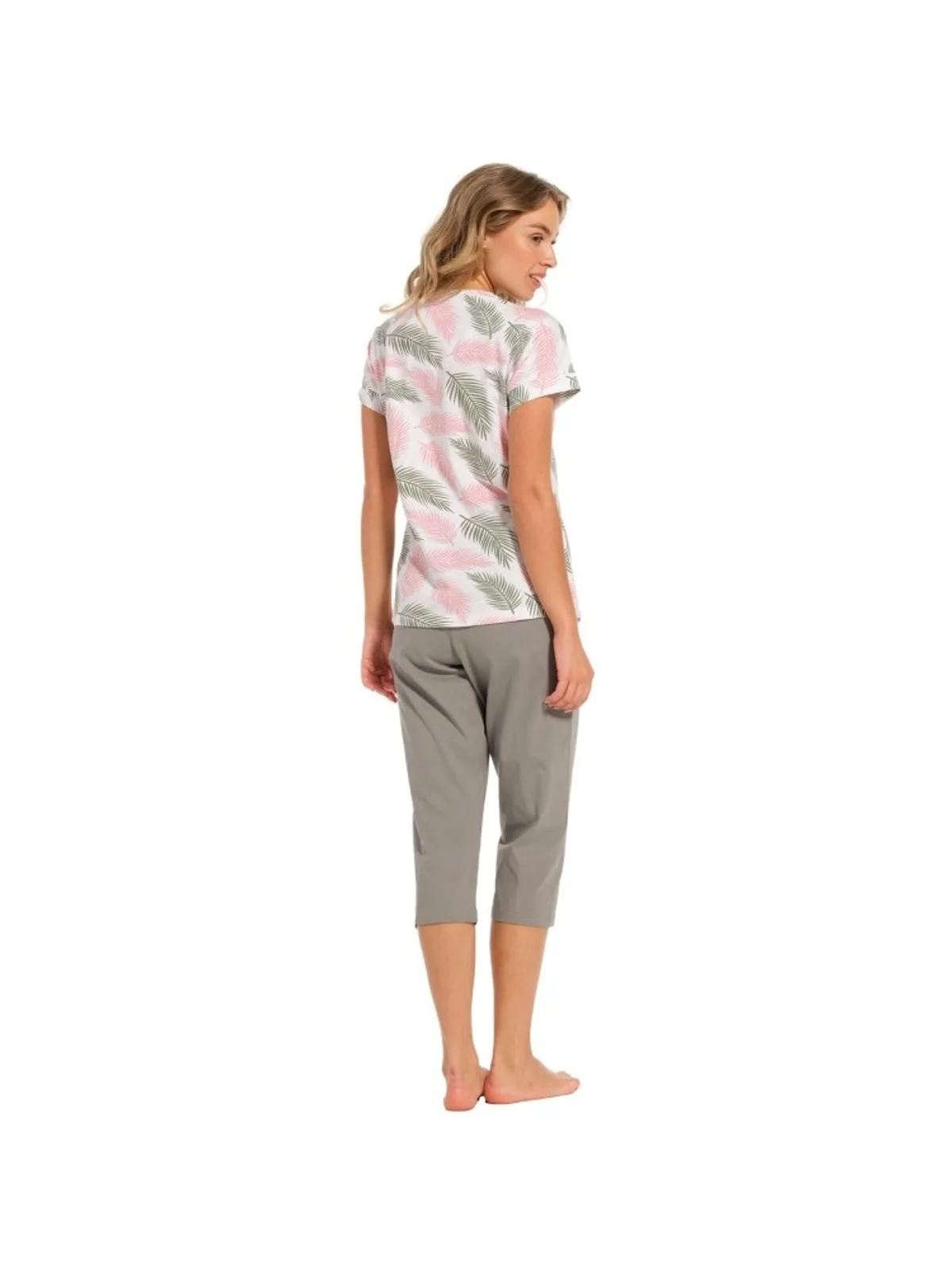 Pastunette dames pyjama capri broek afbeelding 3