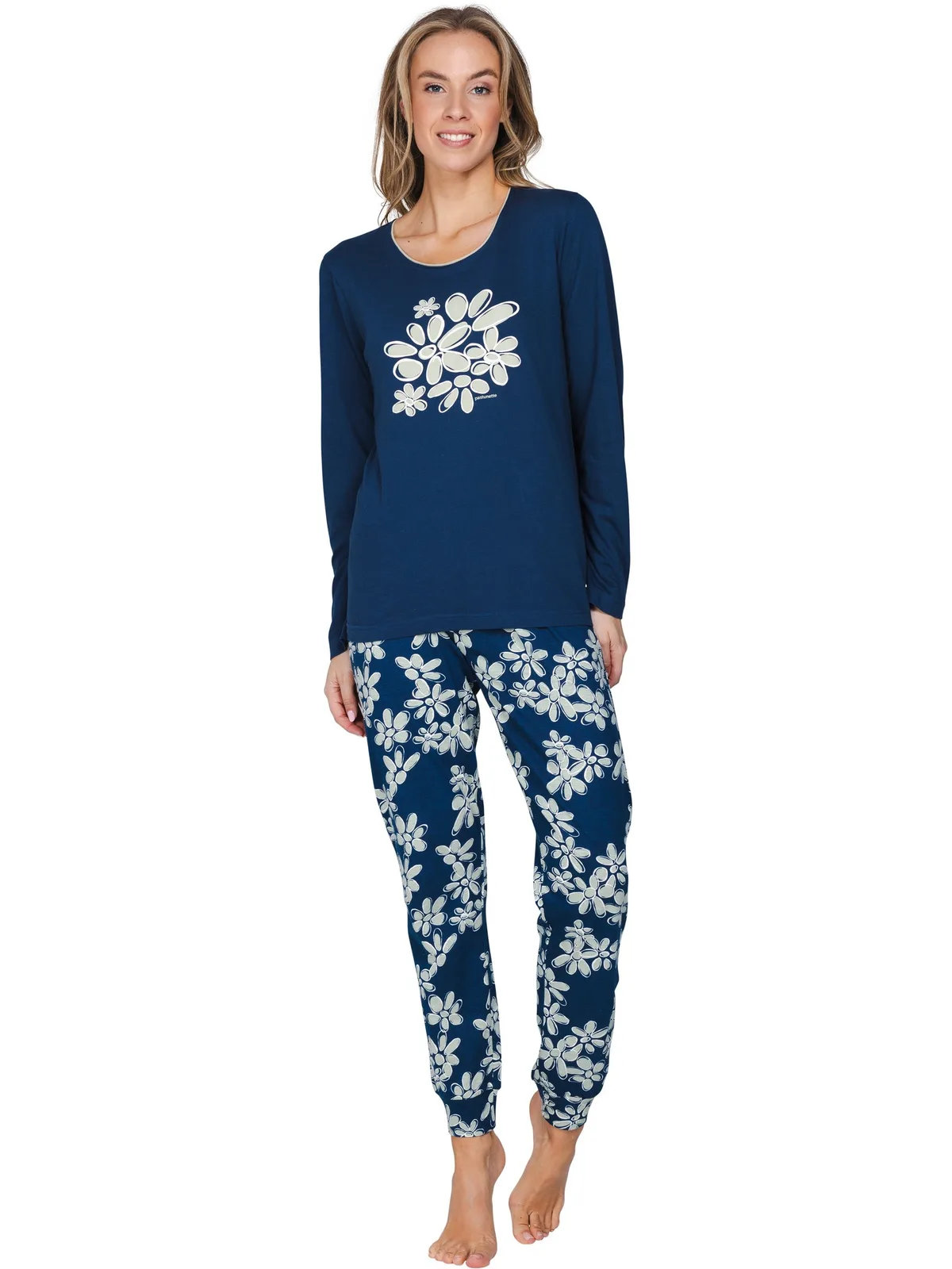Pastunette dames pyjama katoen afbeelding 2