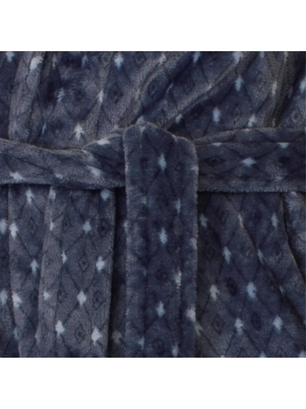 Paul Hopkins heren badjas flannel fleece afbeelding 3