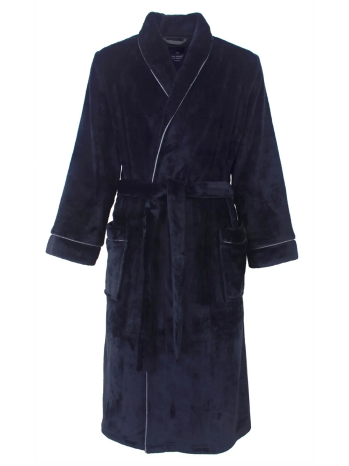 Paul Hopkins heren badjas flannel fleece