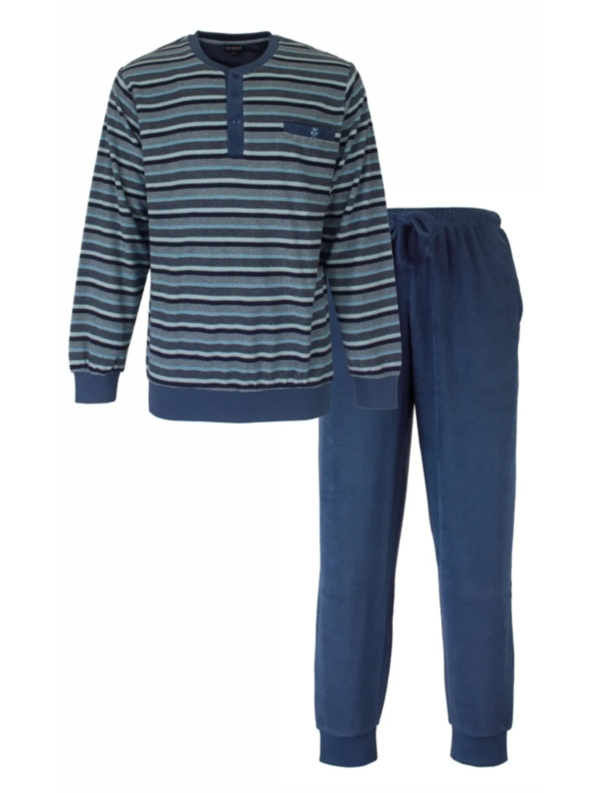 Blauw knoopsluiting (25008A)