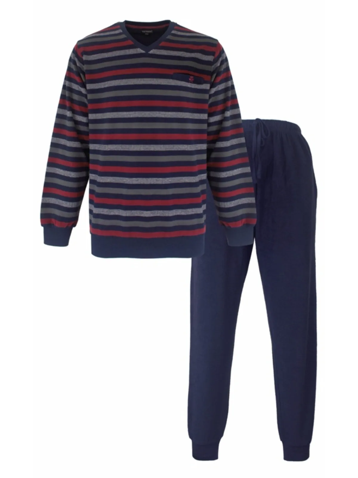 Blauw V-hals (25006A)