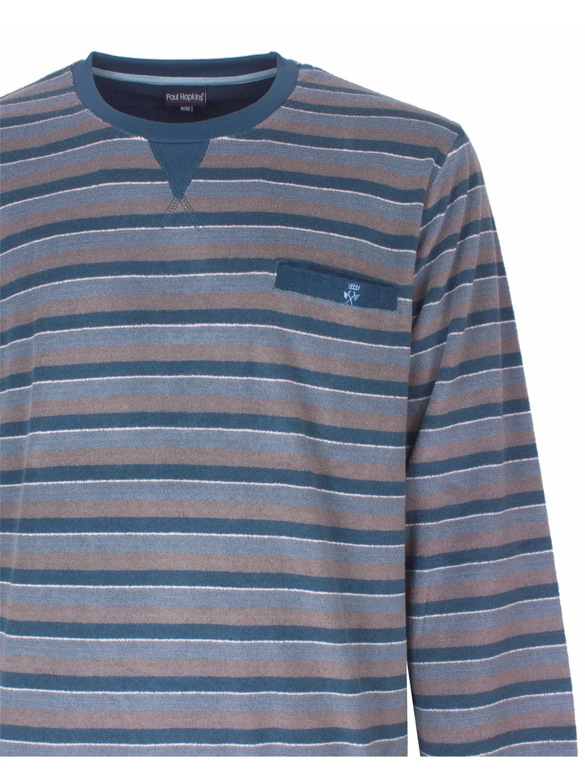 Paul Hopkins heren badstof pyjama afbeelding 2