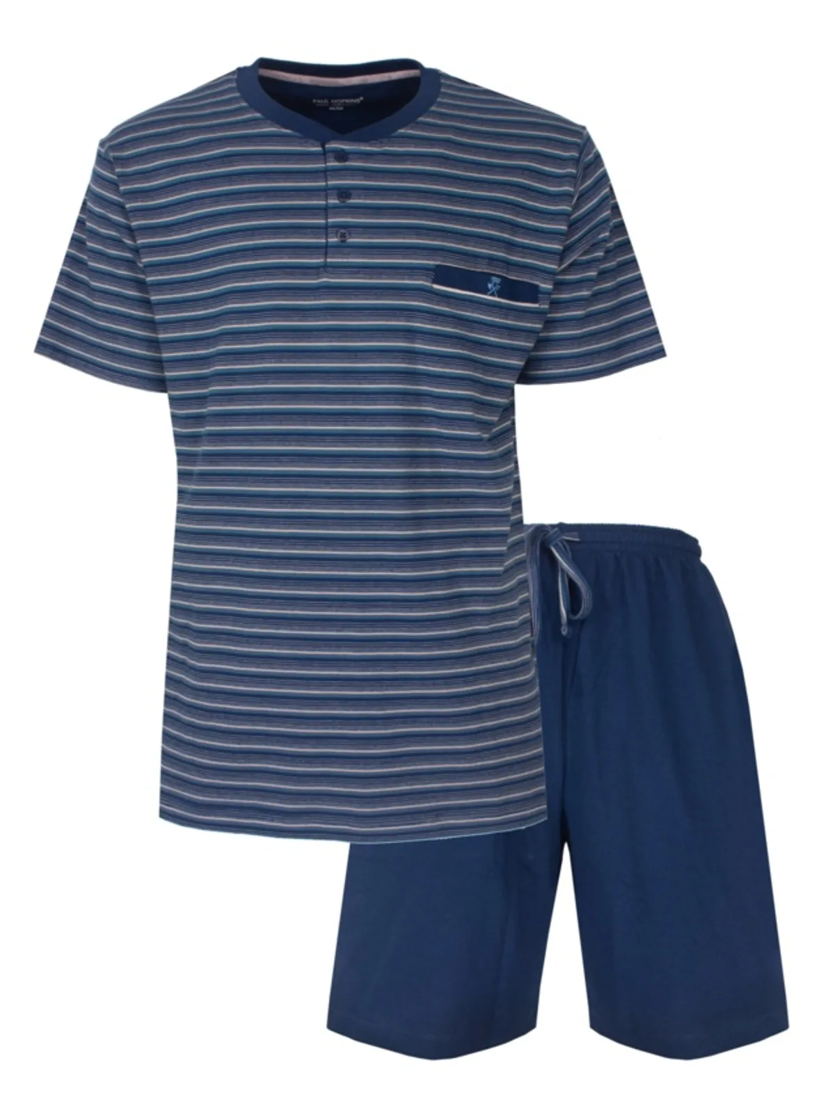 Blauw gestreept polosluiting (16002A)