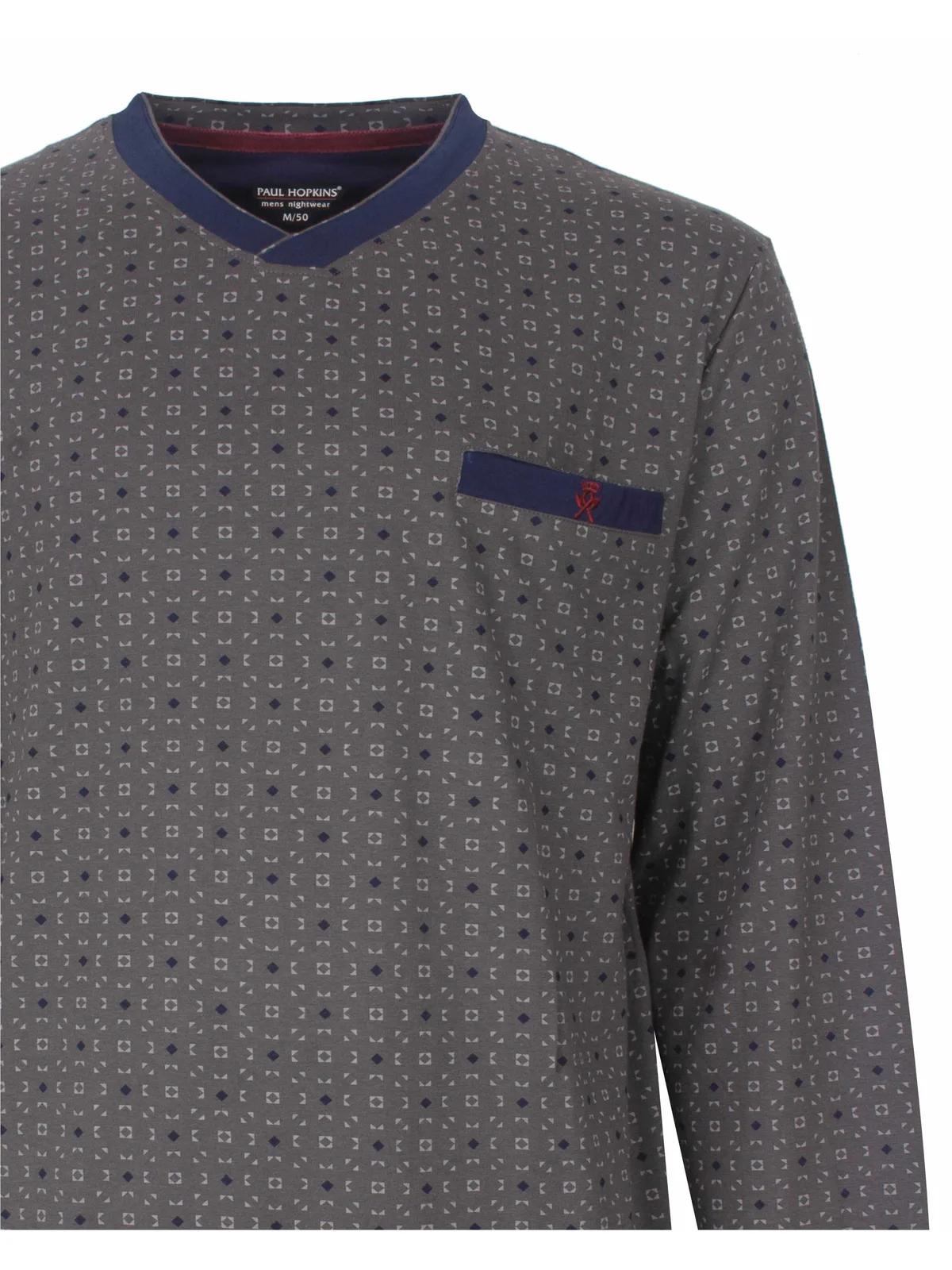 Paul Hopkins heren tricot pyjama afbeelding 2