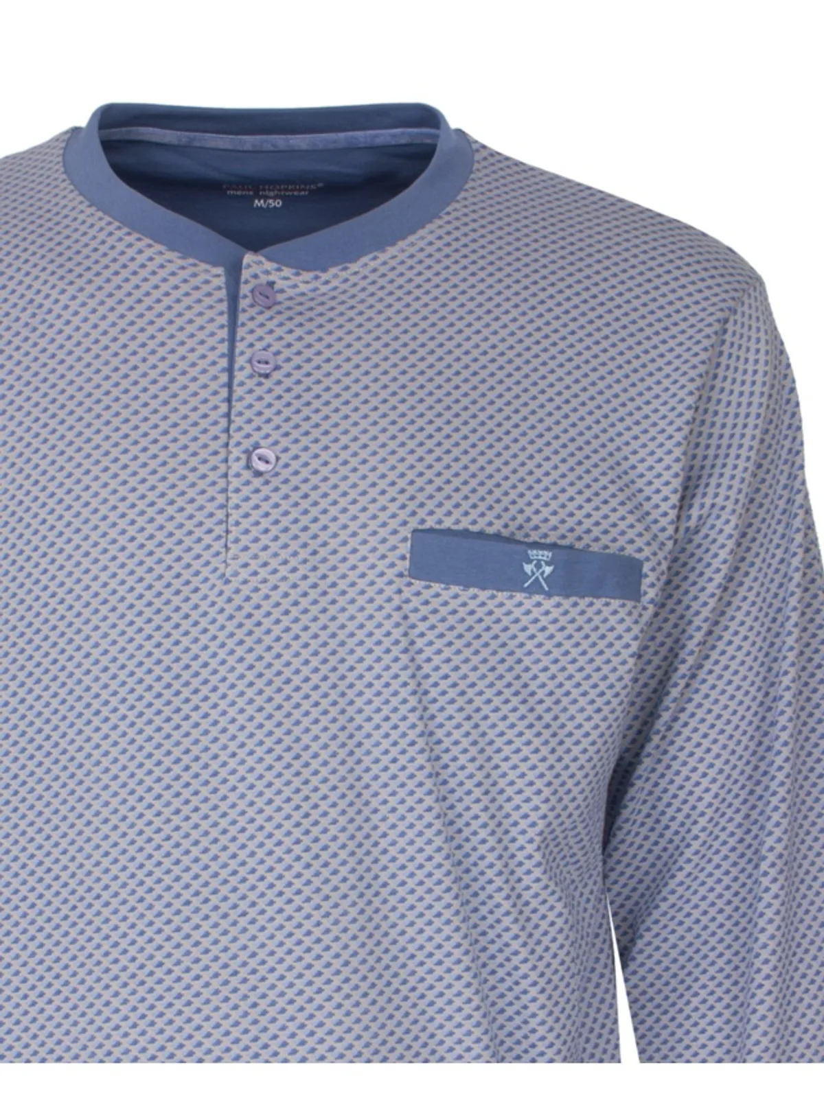Paul Hopkins heren tricot pyjama afbeelding 2