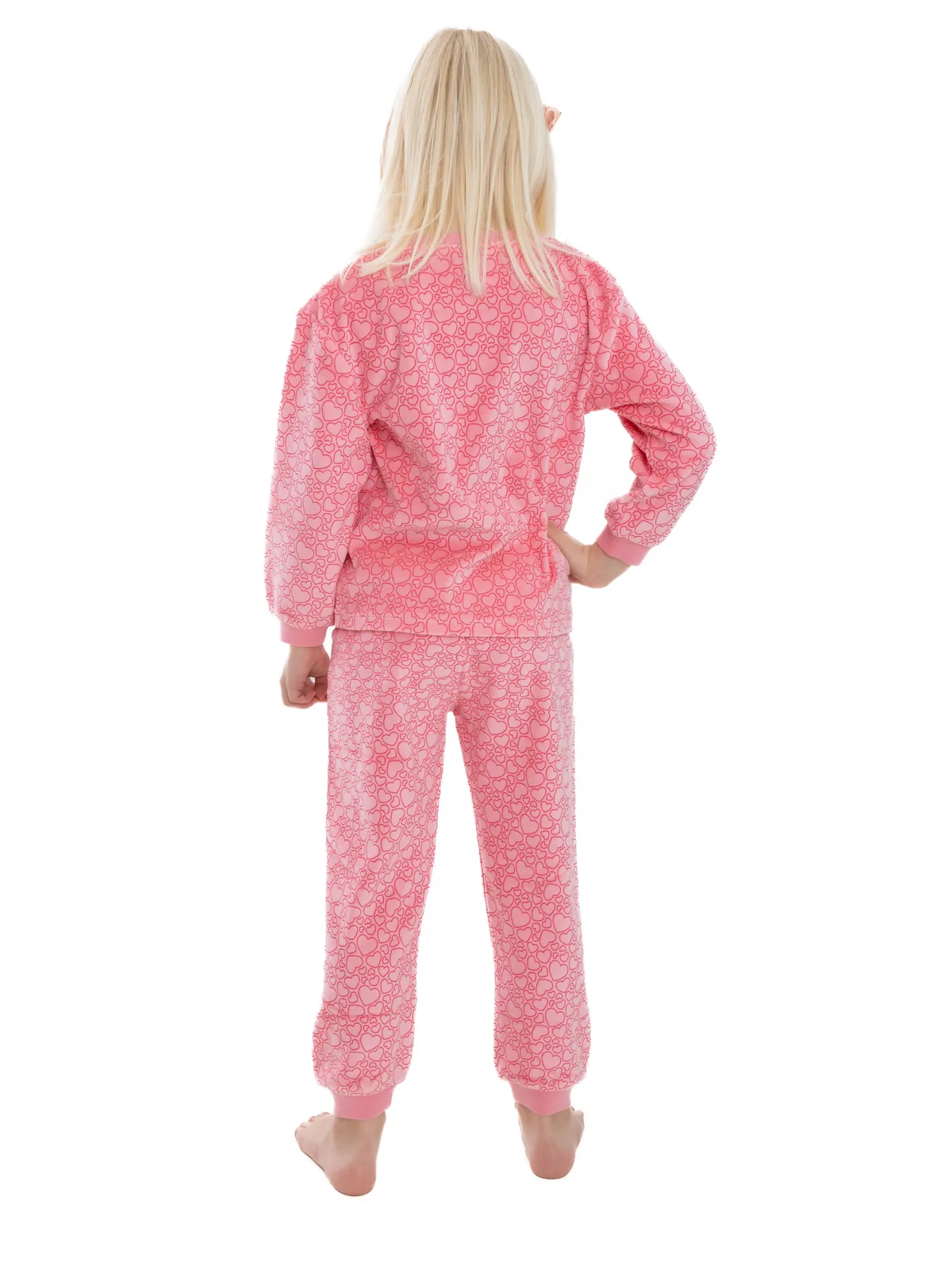 Outfitter meisjes velours pyjama afbeelding 2