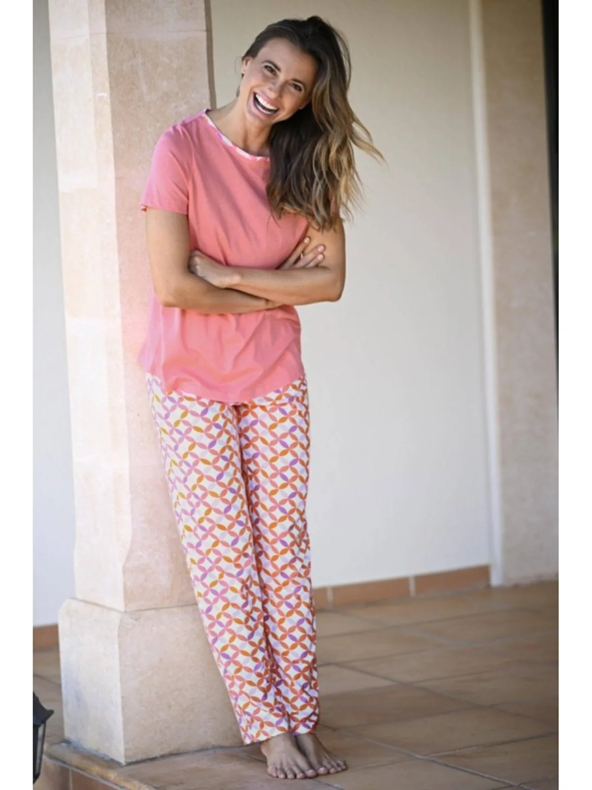 Ringella dames pyjama korte mouw afbeelding 2