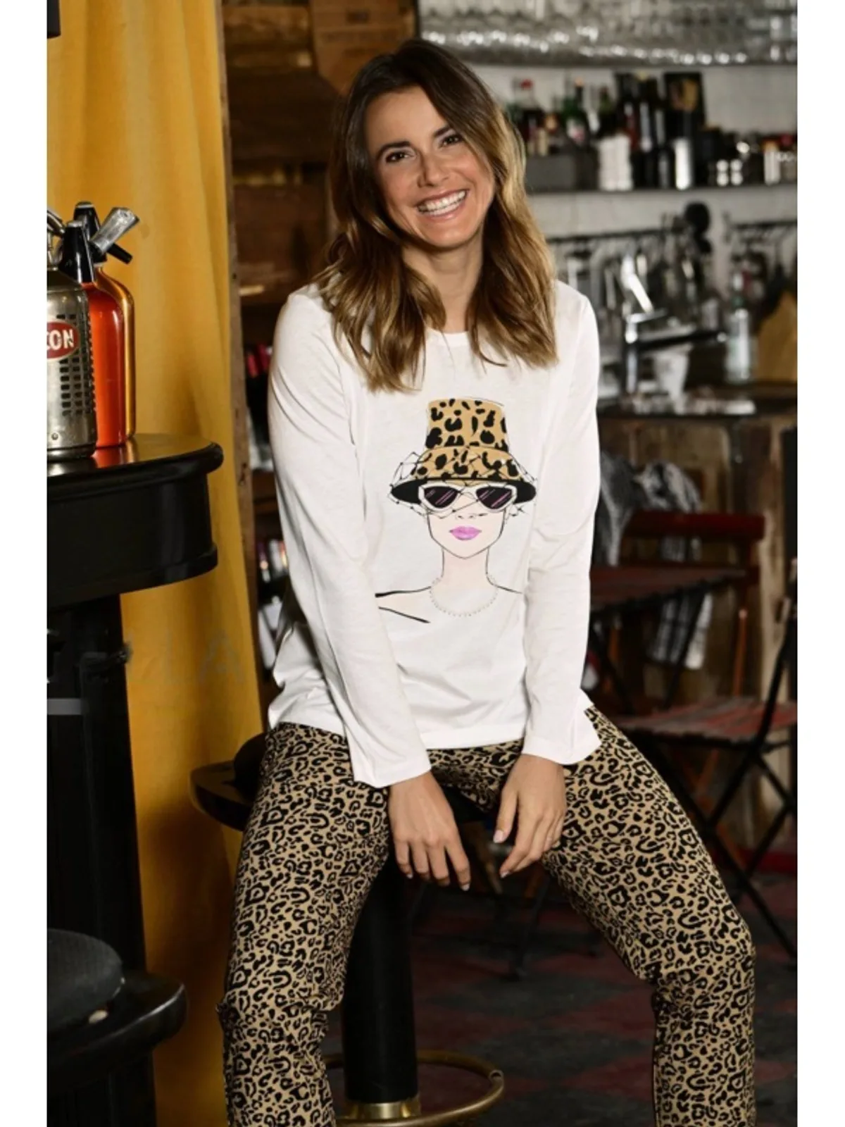 Ringella dames pyjama lange mouw afbeelding 2