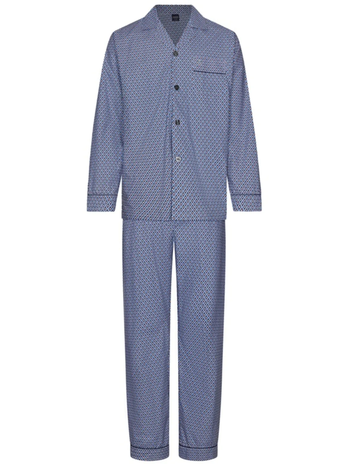 Robson heren doorknoop pyjama afbeelding 2