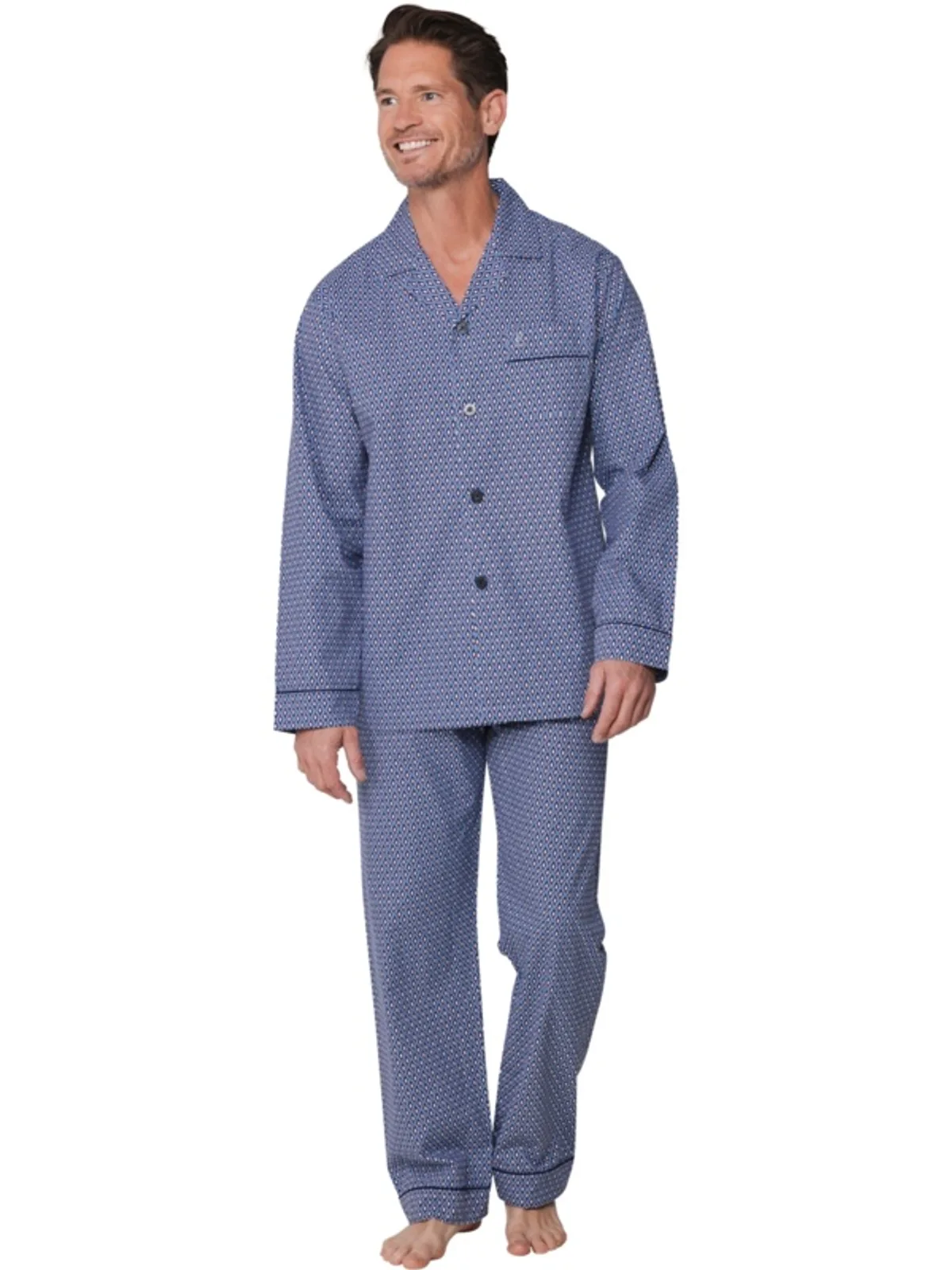Robson heren doorknoop pyjama