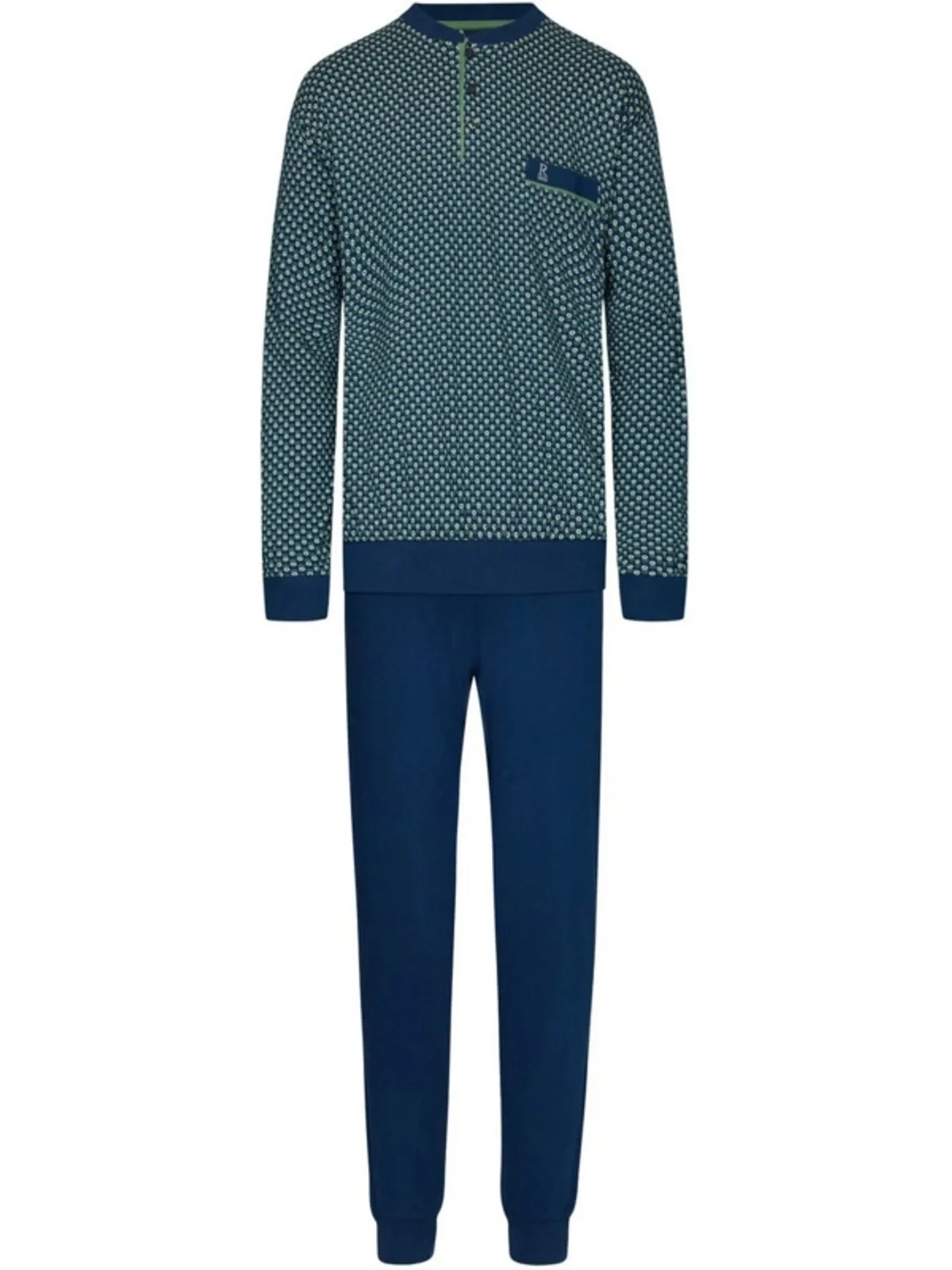 Robson heren tricot pyjama ronde hals