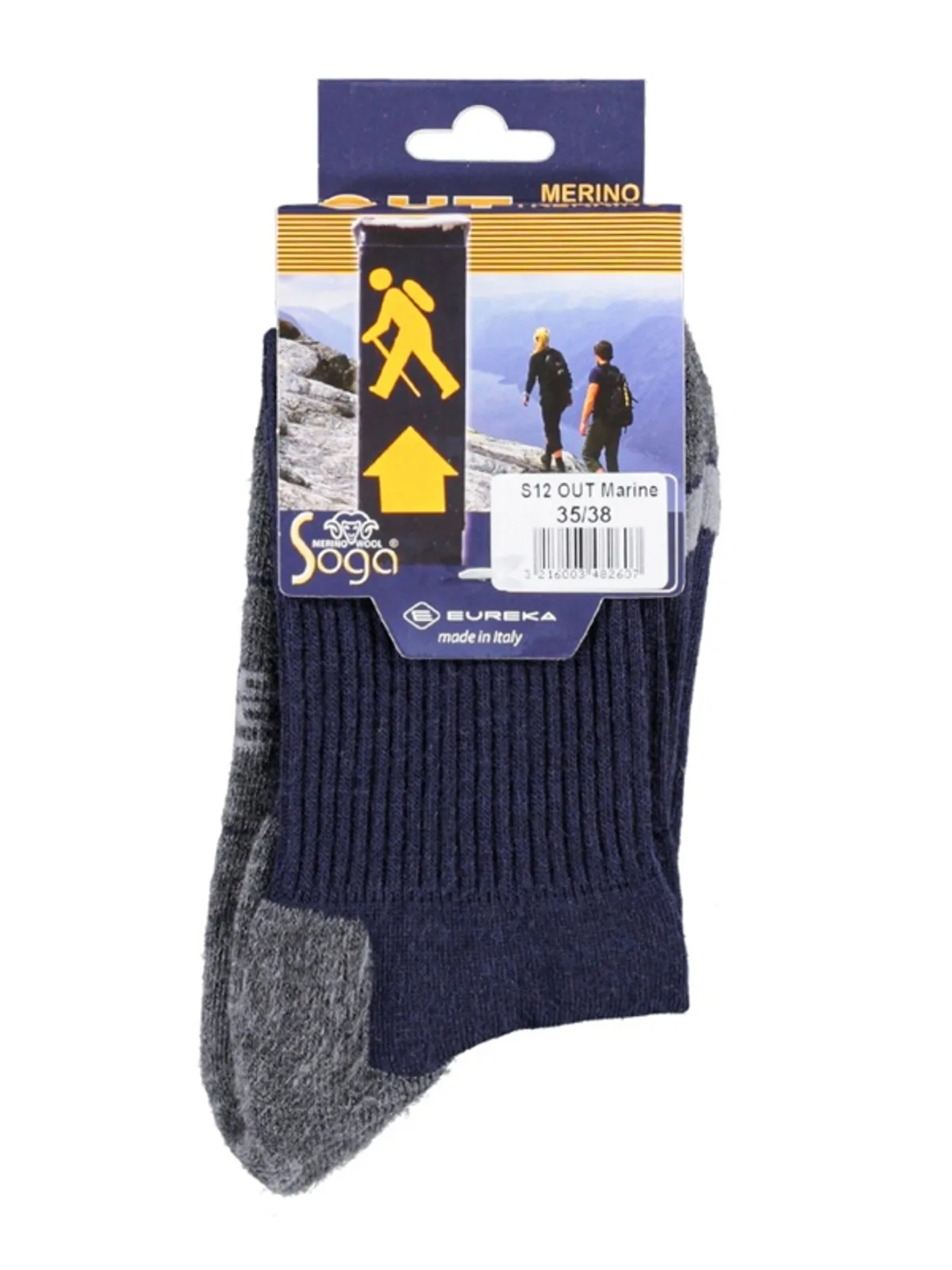 Soga unisex S12 merino wandelsok afbeelding 4
