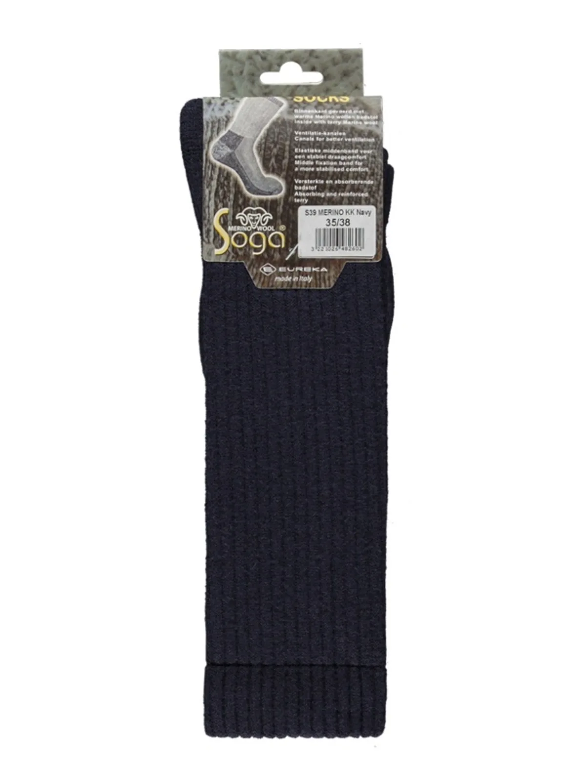 Soga unisex S39 merino kniekous afbeelding 4