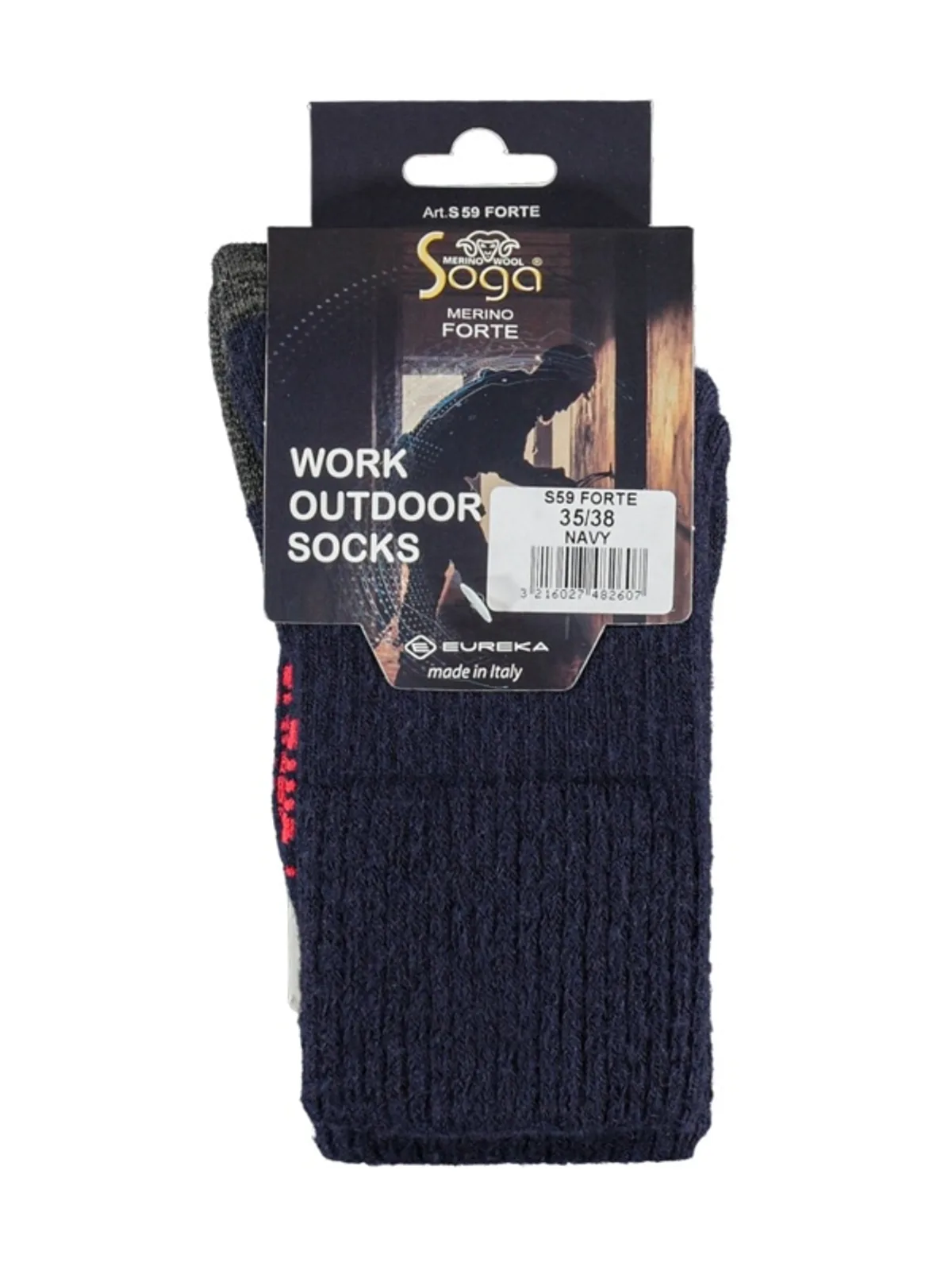 Soga unisex S59 merino forte werksok afbeelding 4