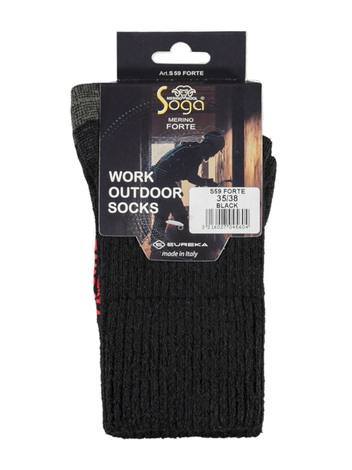Soga unisex S59 merino forte werksok afbeelding 4