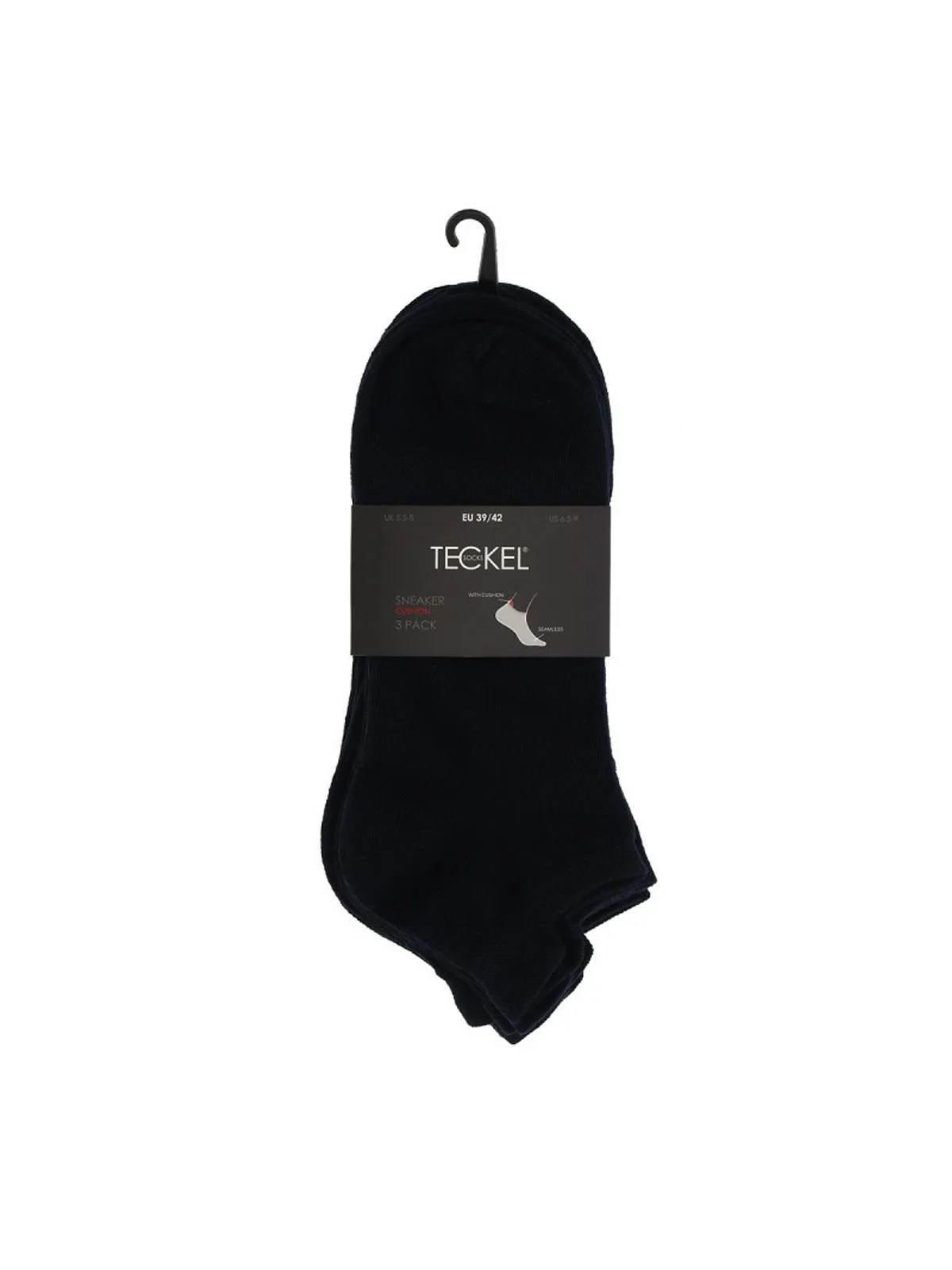 Teckel unisex sneakersok met lipje (3-pack) afbeelding 3