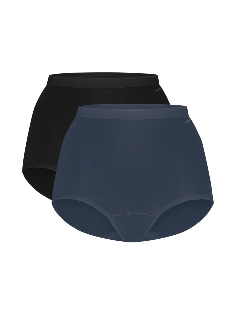 Ten Cate dames high waist slip Limited Edition zwart en blauw (2-pack)