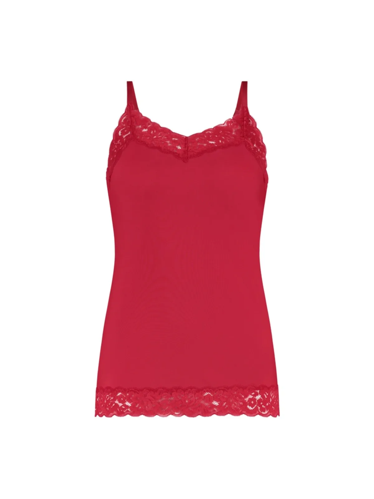Ten Cate Secrets dames spaghetti top met kant
