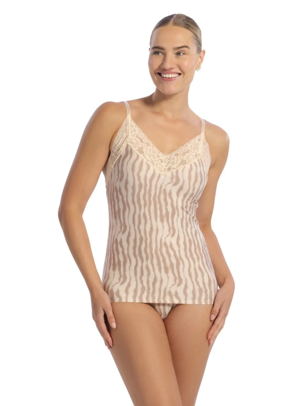 Ten Cate Secrets dames spaghetti top met kant afbeelding 2