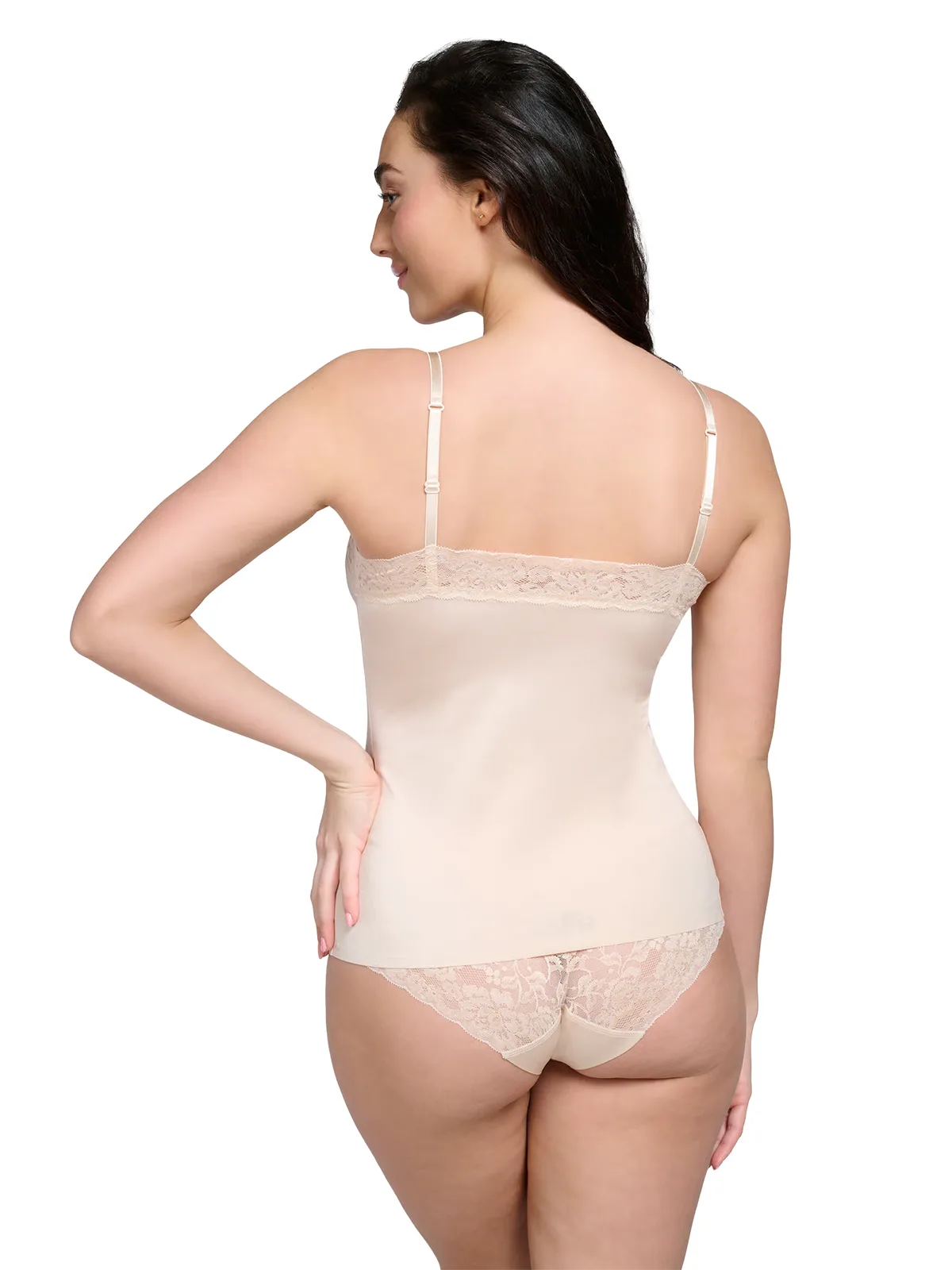 Ten Cate Secrets dames spaghetti top met kant afbeelding 3