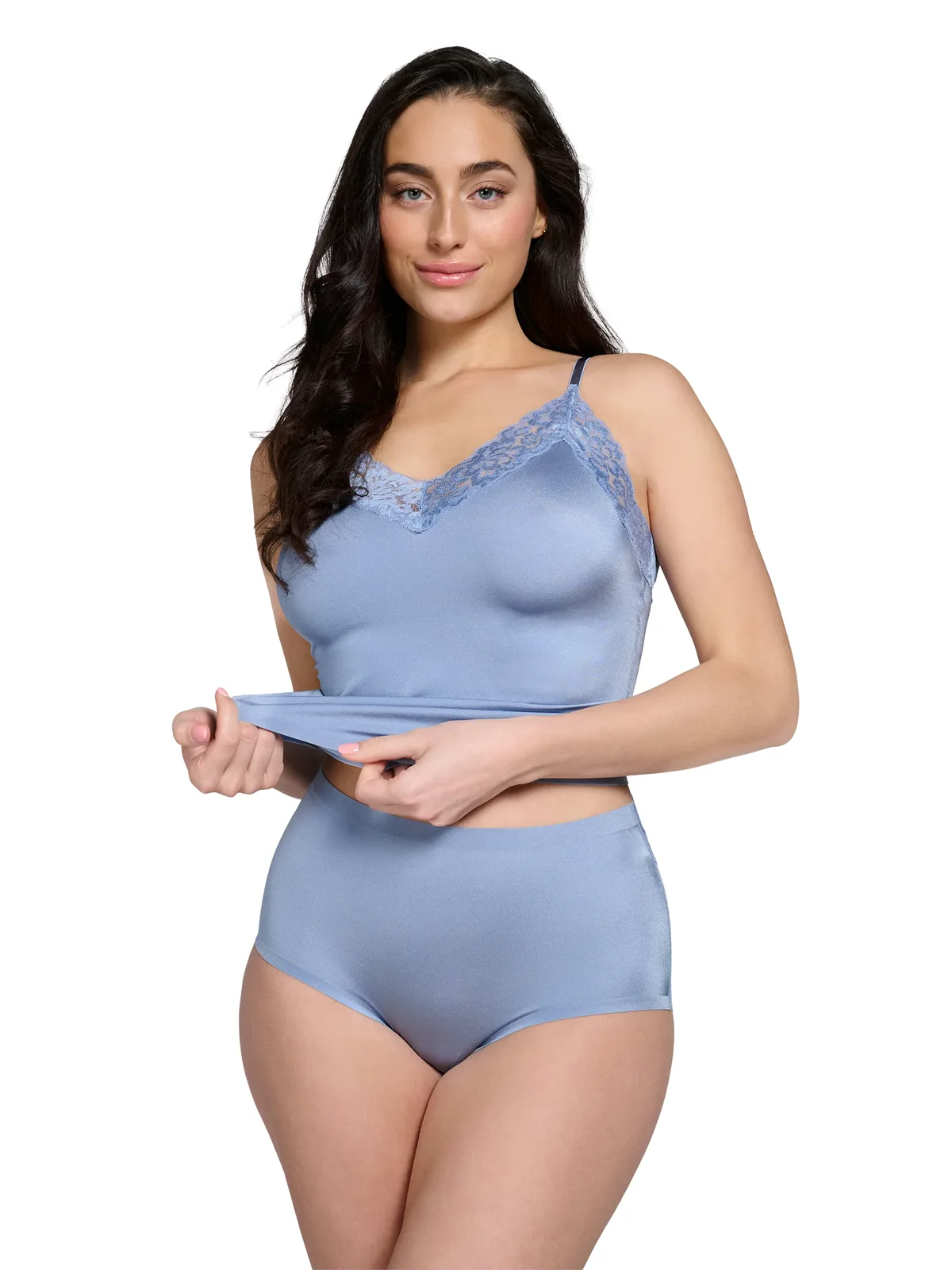 Ten Cate Secrets dames spaghetti top met kant afbeelding 2