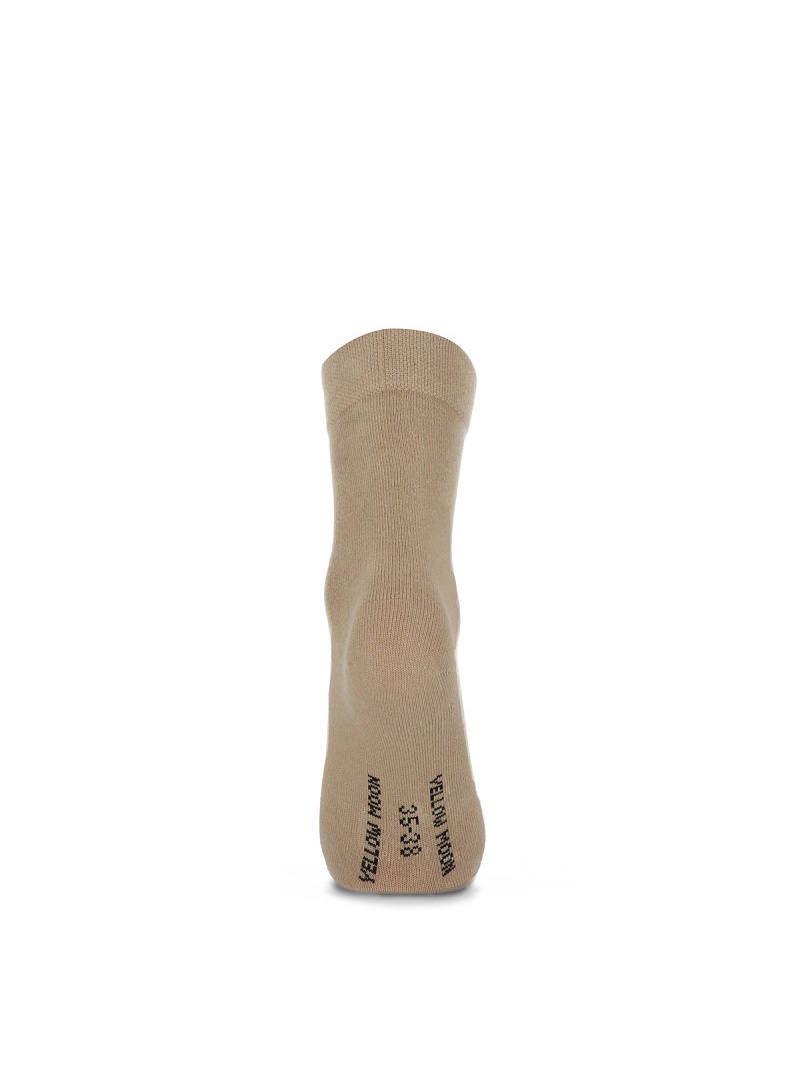Yellow Moon dames sok donkerbeige 6110-1450 afbeelding 4