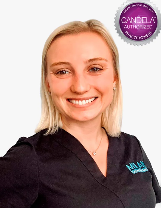 Elizabeth S., employee at Milan Laser Hair Removal in Schererville