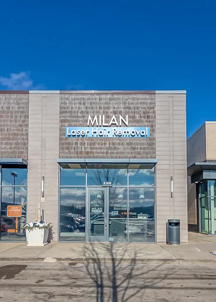 Store front of Milan Laser Hair Removal Grandville